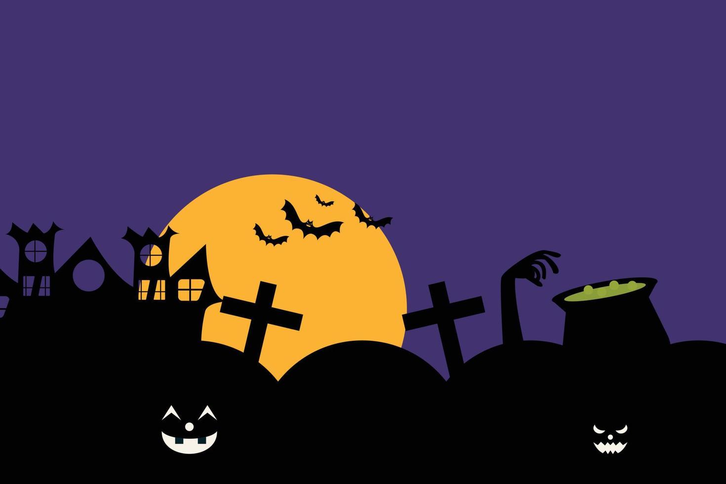 fondo de vector de halloween