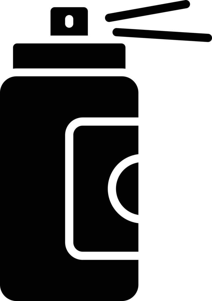 Spray Glyph Vector Icon