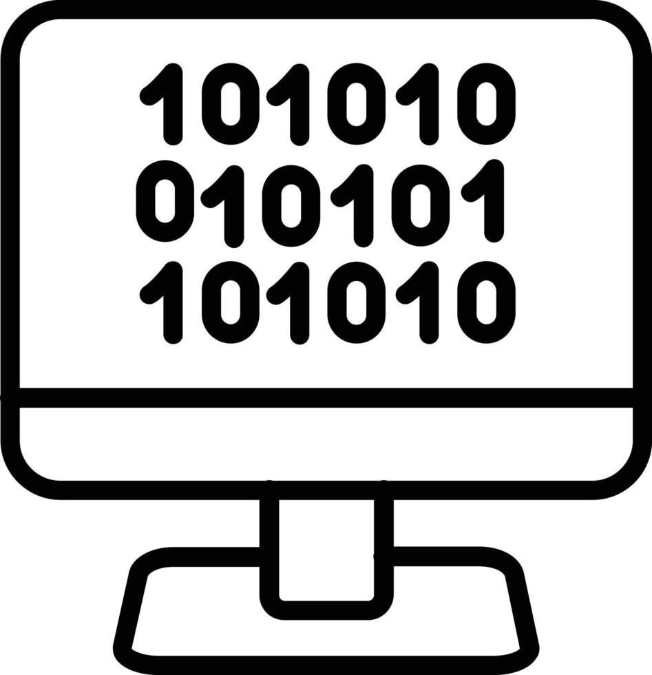 Code Vector Line Icon 9285326 Vector Art at Vecteezy