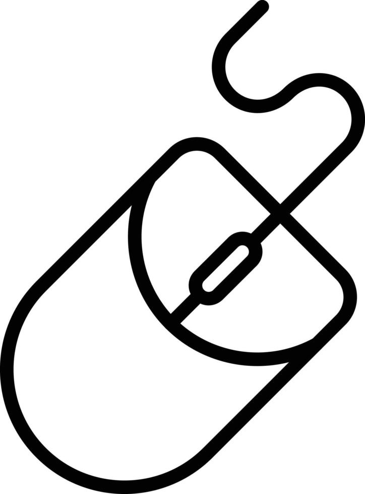 Mouse Vector Line Icon