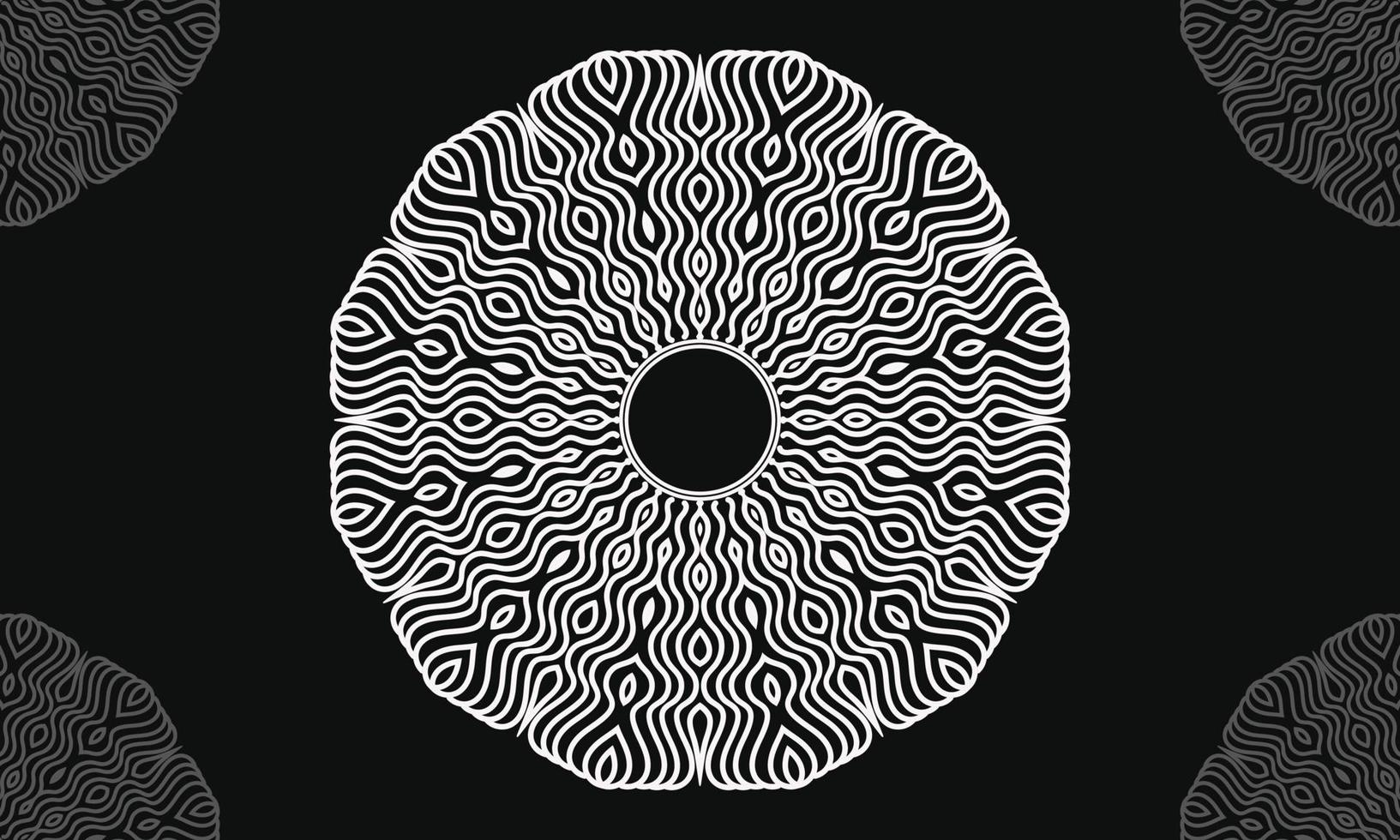 Mandala pattern vector print design.Abstract background with ornament.