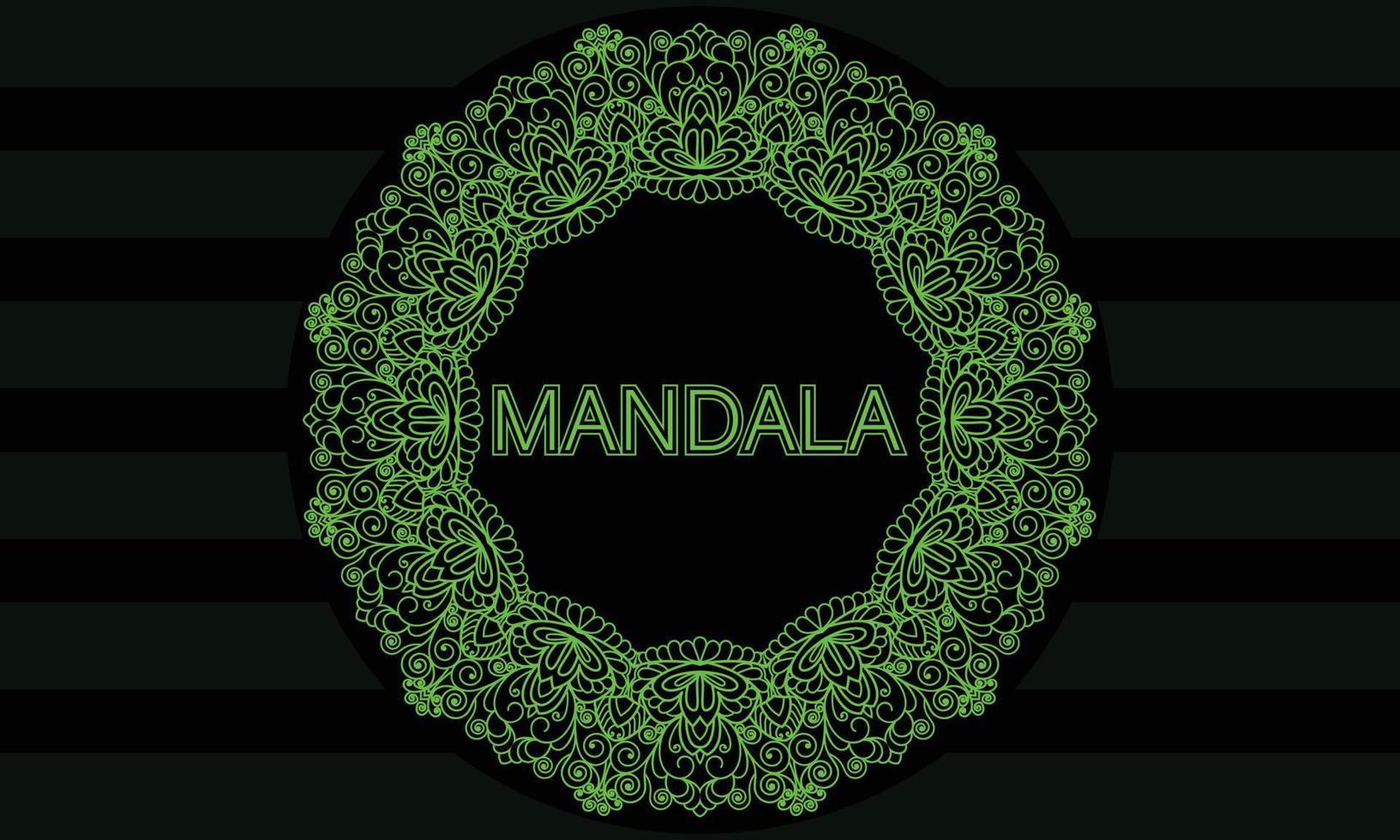 patrón de mandala diseño de impresión vectorial.fondo abstracto con adorno. vector