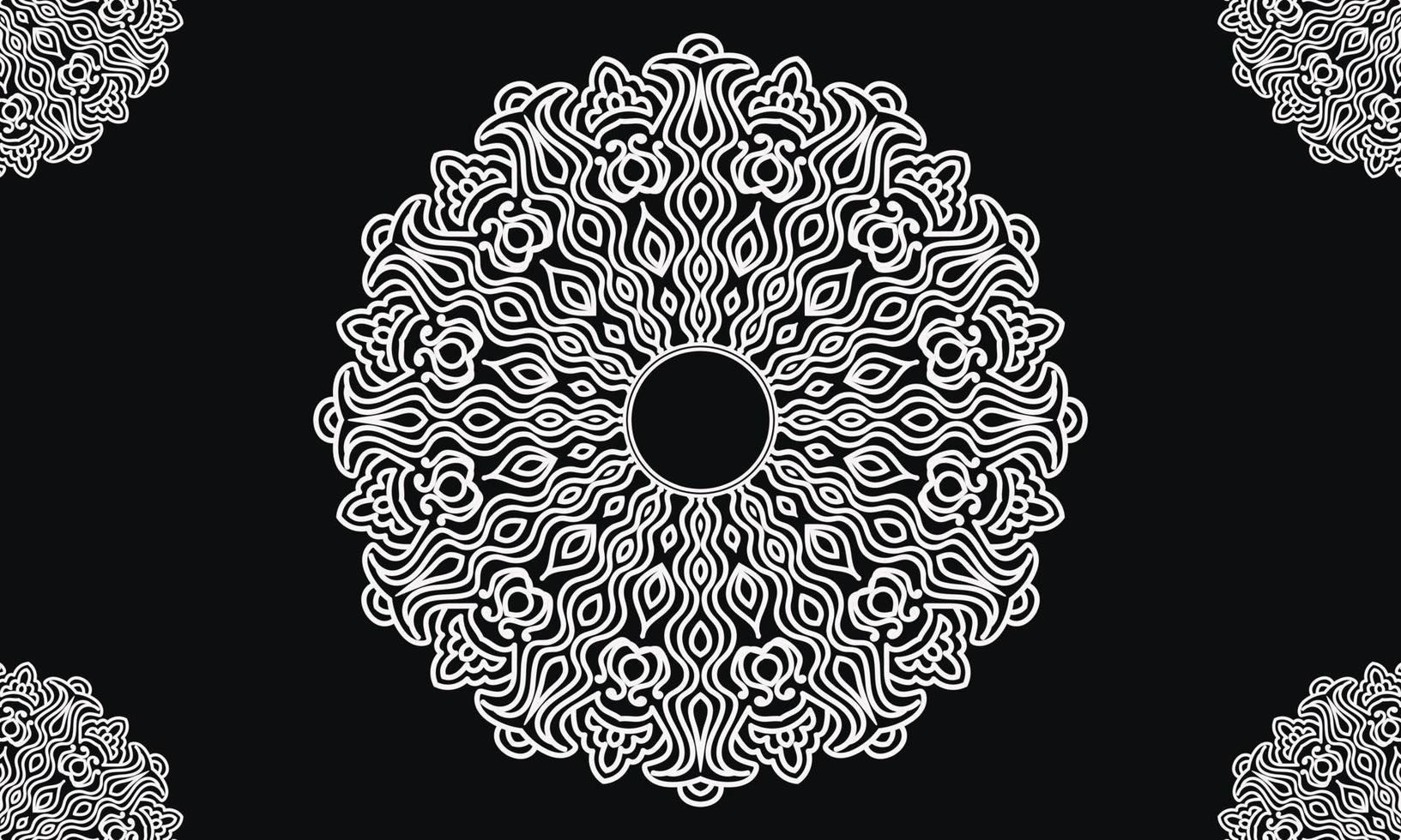Mandala pattern vector print design.Abstract background with ornament.