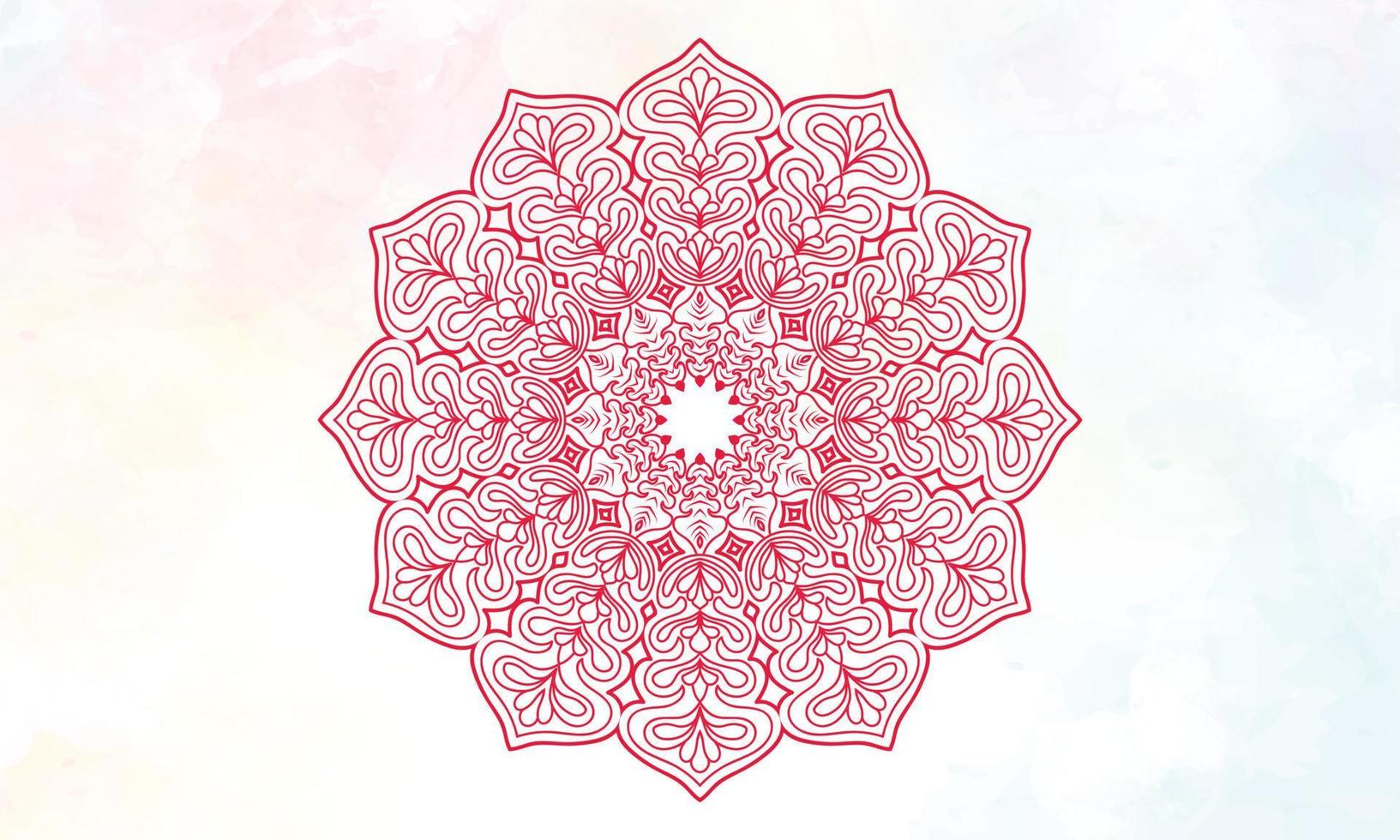 Mandala pattern vector print design.Abstract background with ornament.