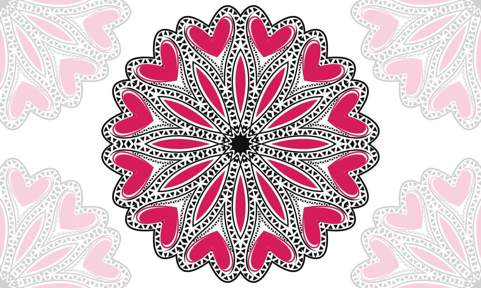 Colorful mandala background design. Ornamental mandala design. Mandala Pattern Design. vector