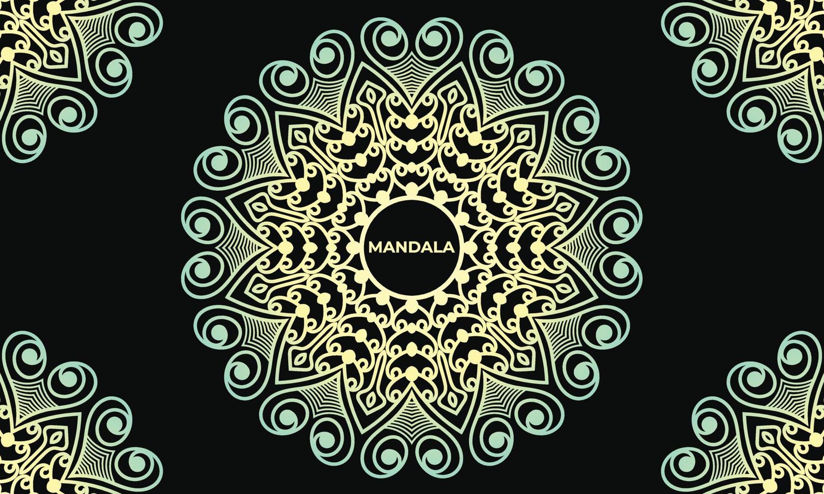 Colorful mandala background design. Ornamental mandala design. Mandala Pattern Design. vector