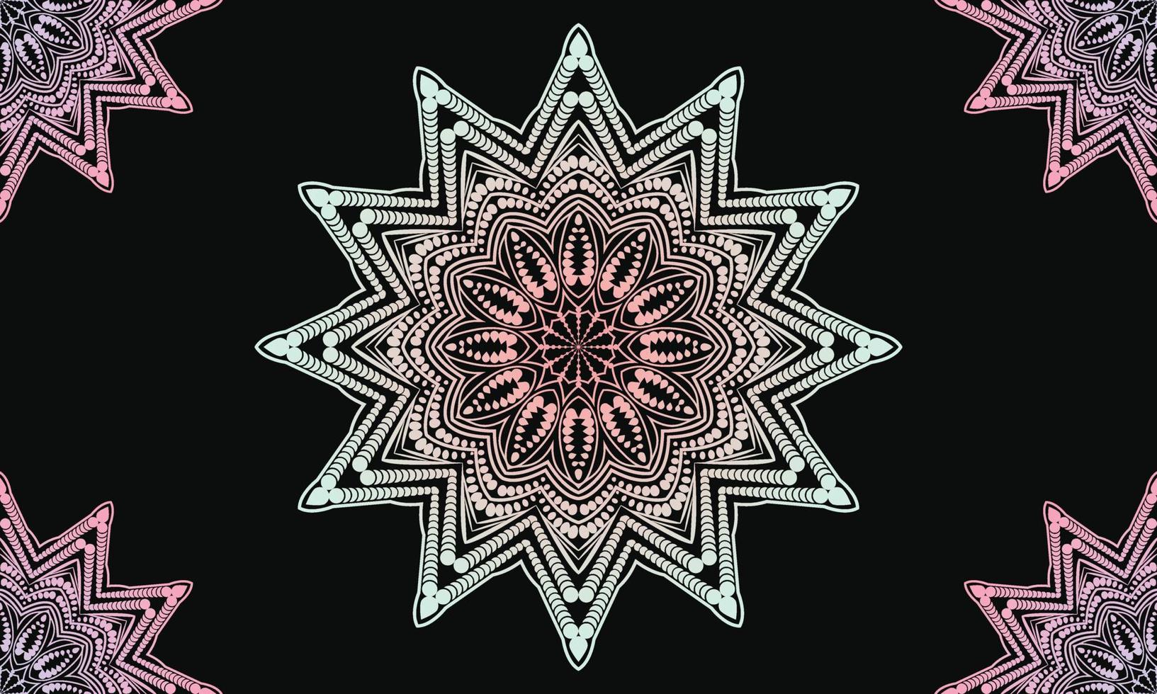 Colorful mandala background design. Ornamental mandala design. Mandala Pattern Design. vector