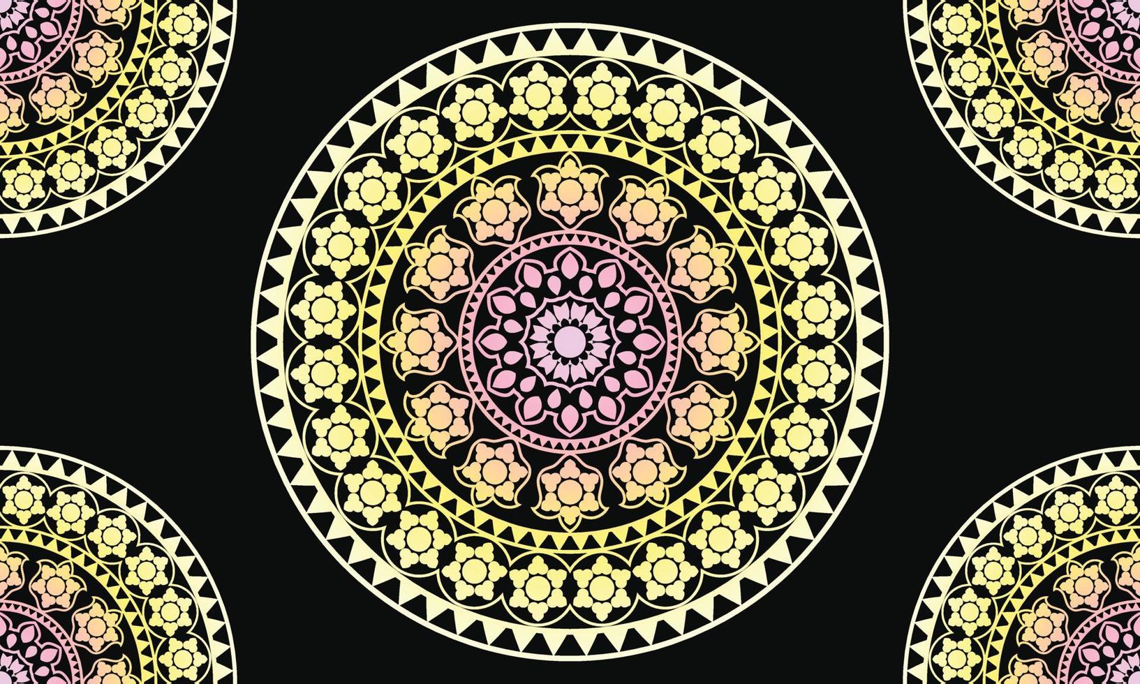 Colorful mandala background design. Ornamental mandala design. Mandala Pattern Design. vector