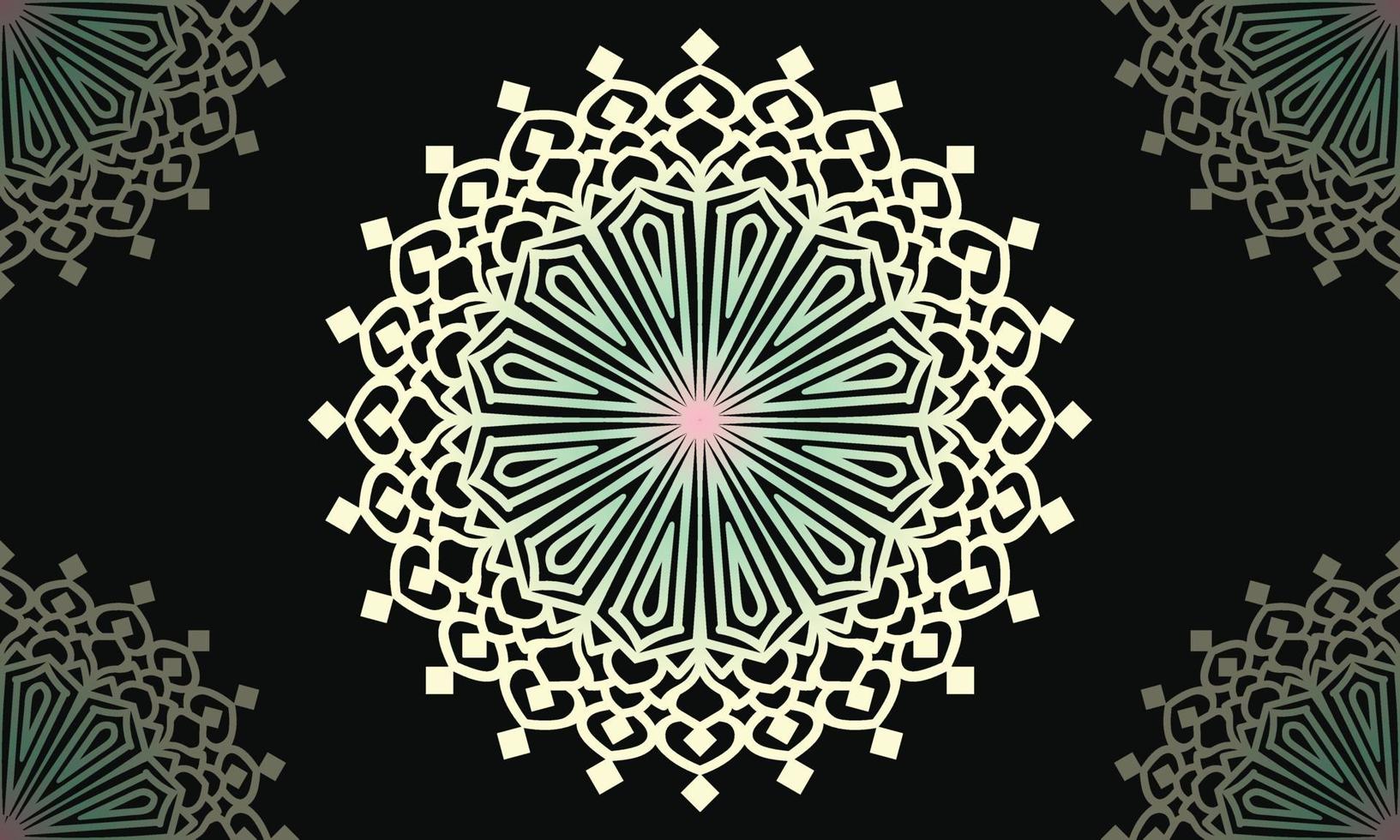 abstract mandala pattern background design. Luxury ornamental mandala design. vector