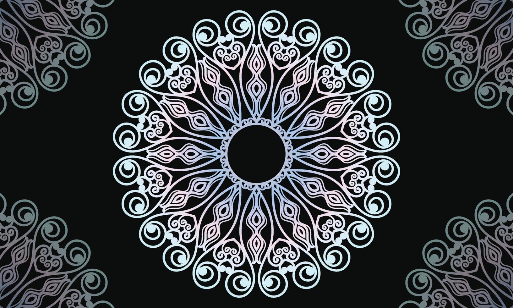abstract mandala pattern background design. Luxury ornamental mandala design. vector