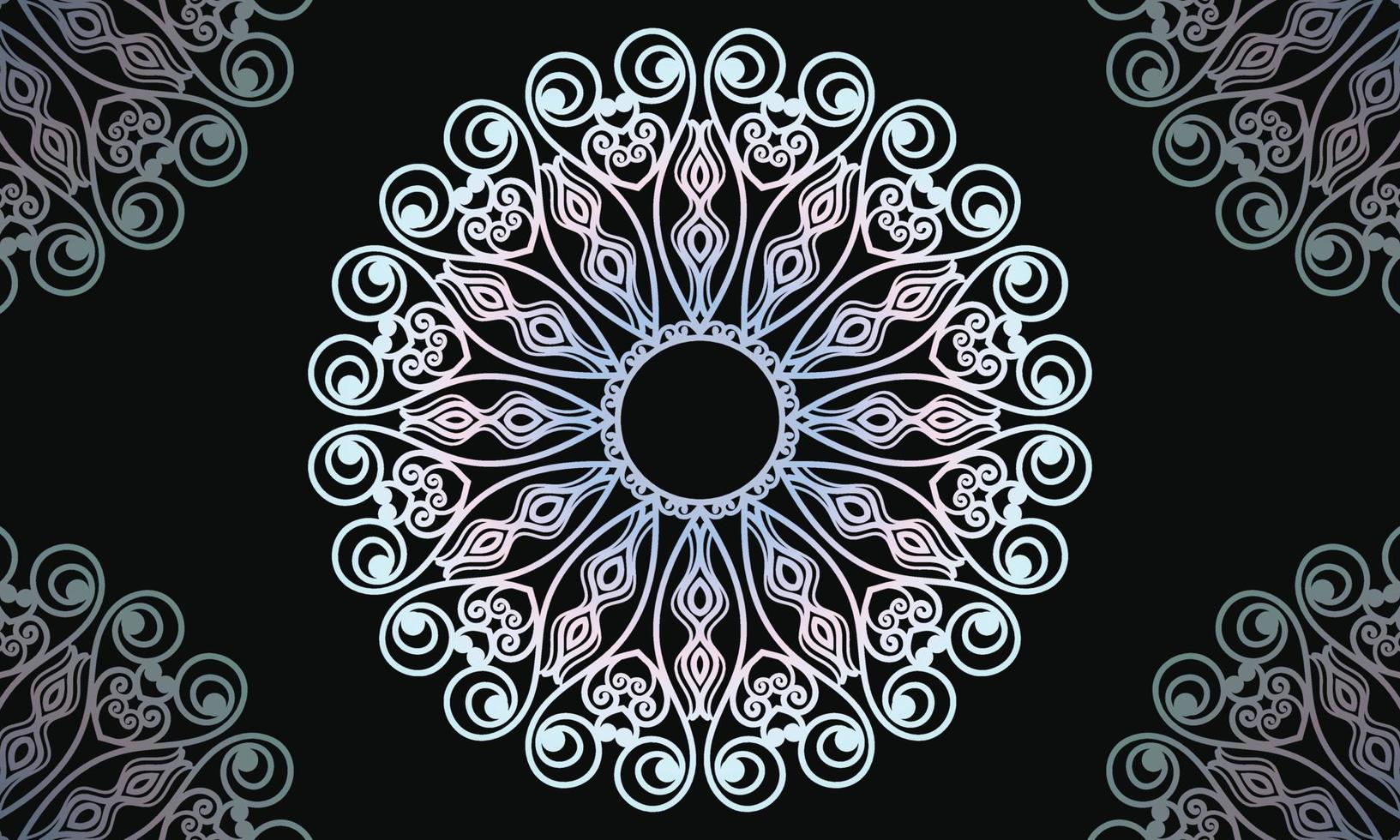 abstract mandala pattern background design. Luxury ornamental mandala design. vector