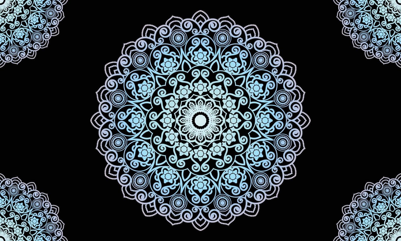 diseño de fondo colorido mandala. diseño de mandala ornamental. diseño de patrón de mandala. vector