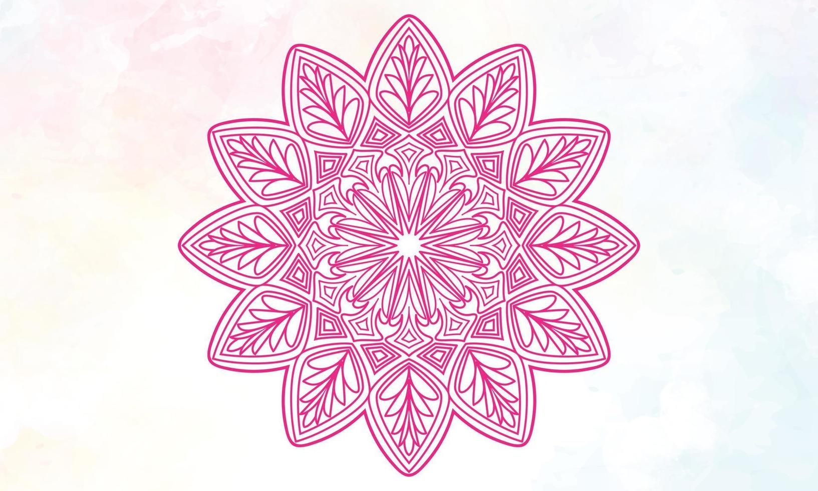 Mandala pattern vector print design.Abstract background with ornament.