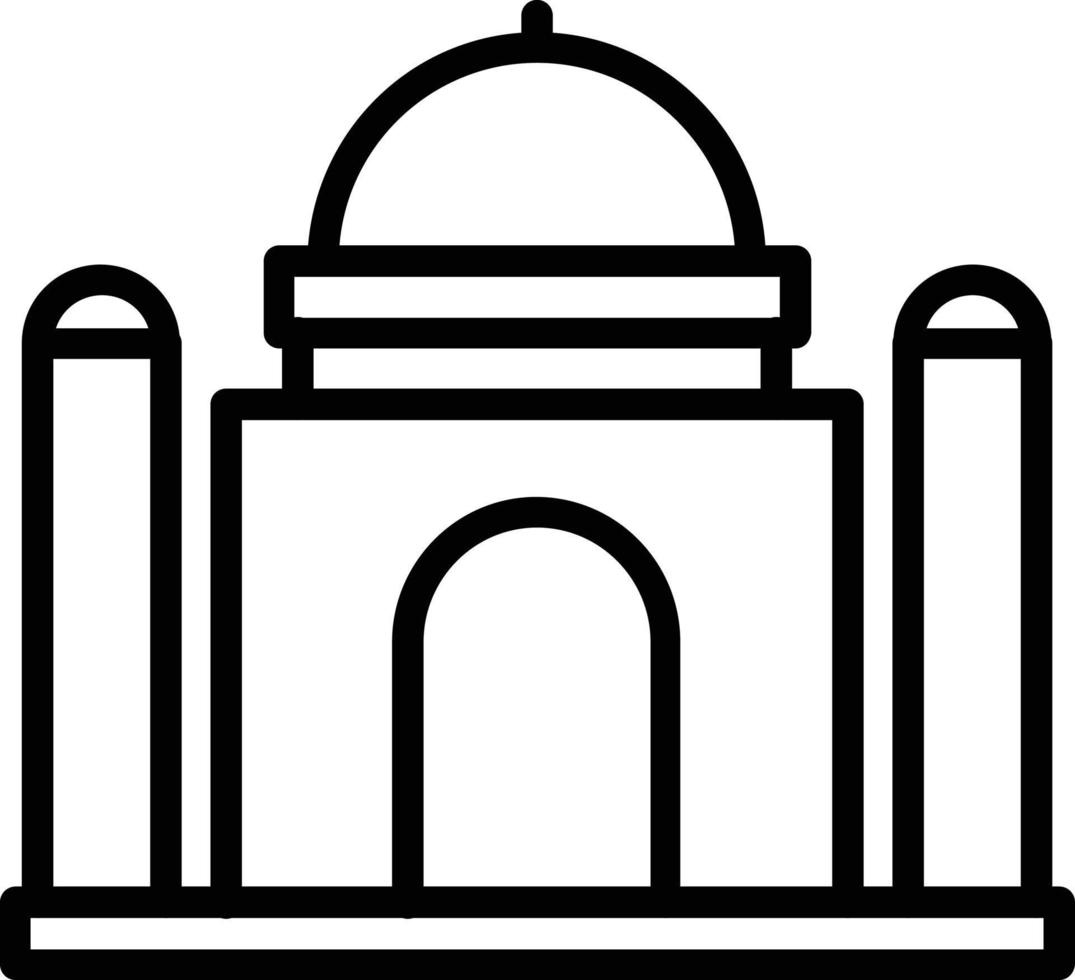 Landmark  Vector Line Icon
