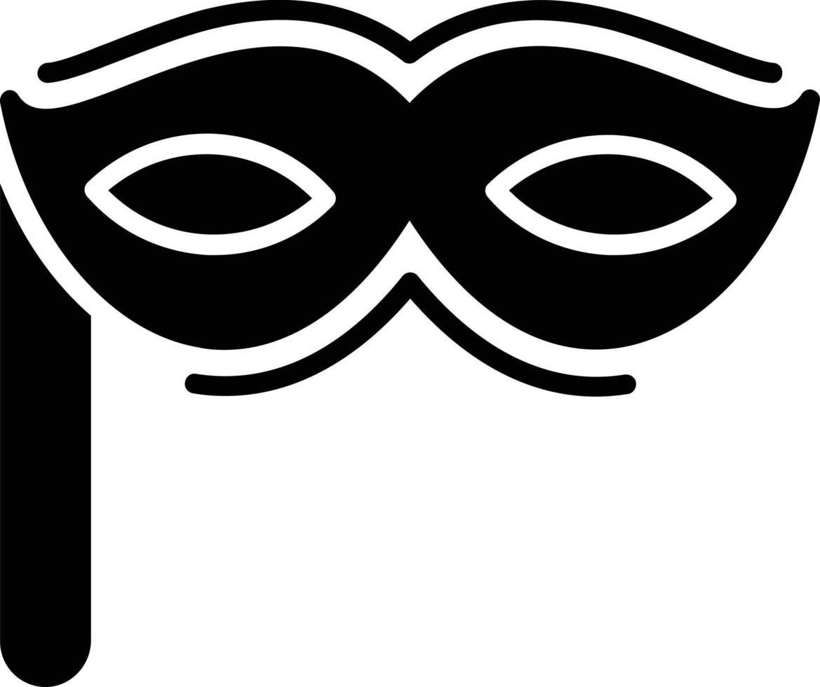 Mask Glyph Icon vector
