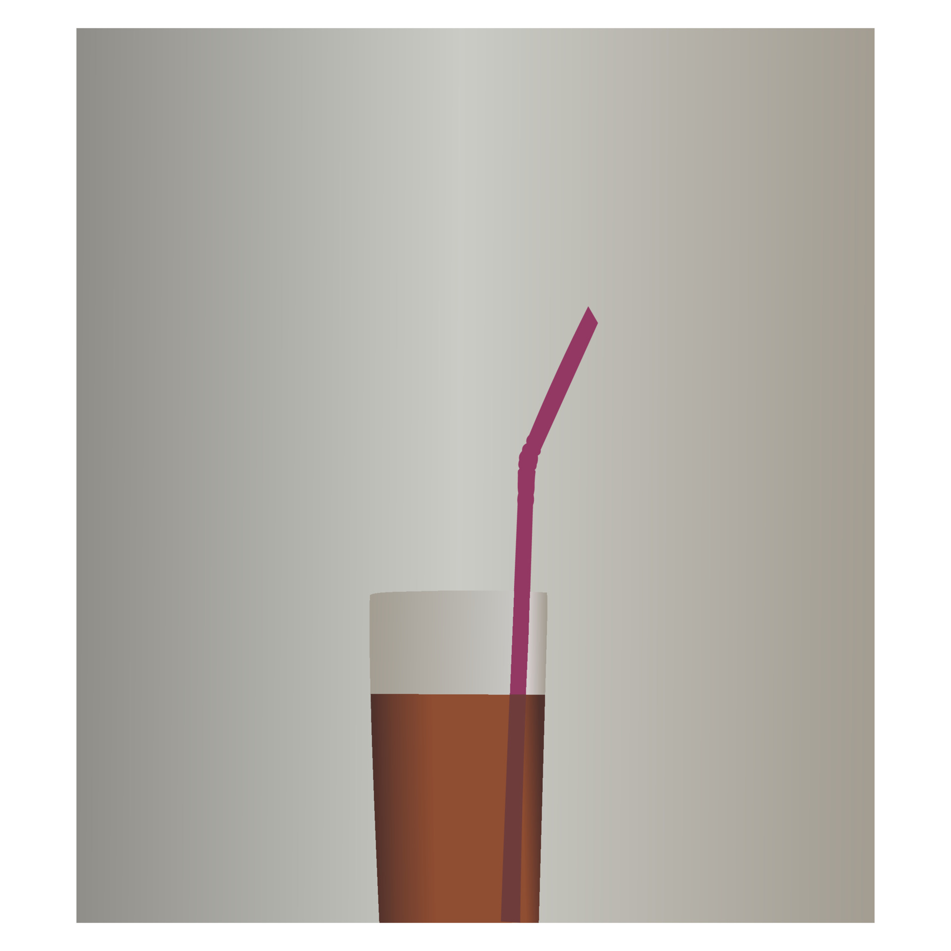 drink vector with pink straw on gray background 9285872 Vector Art at