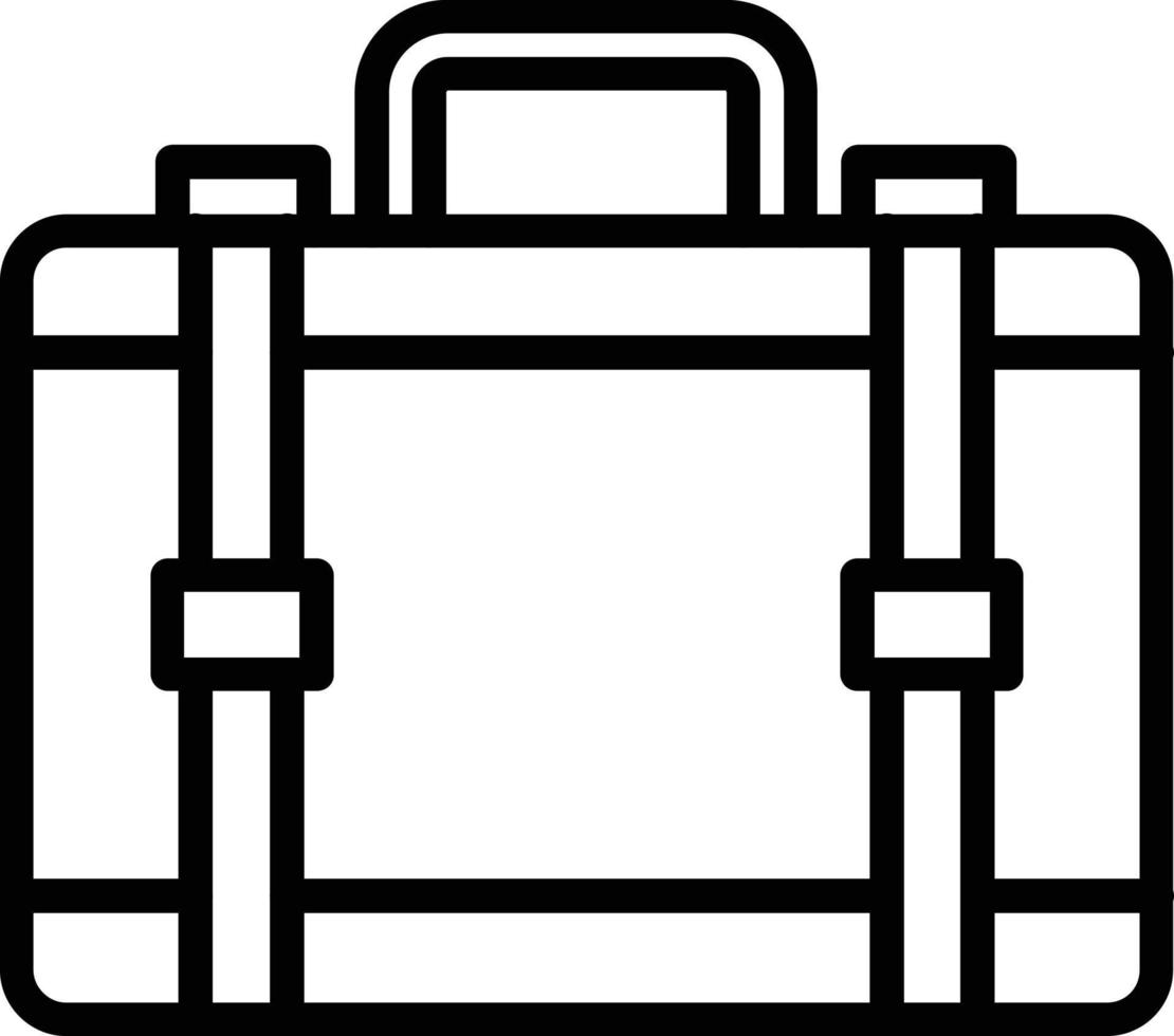 Suitcase Vector Line Icon