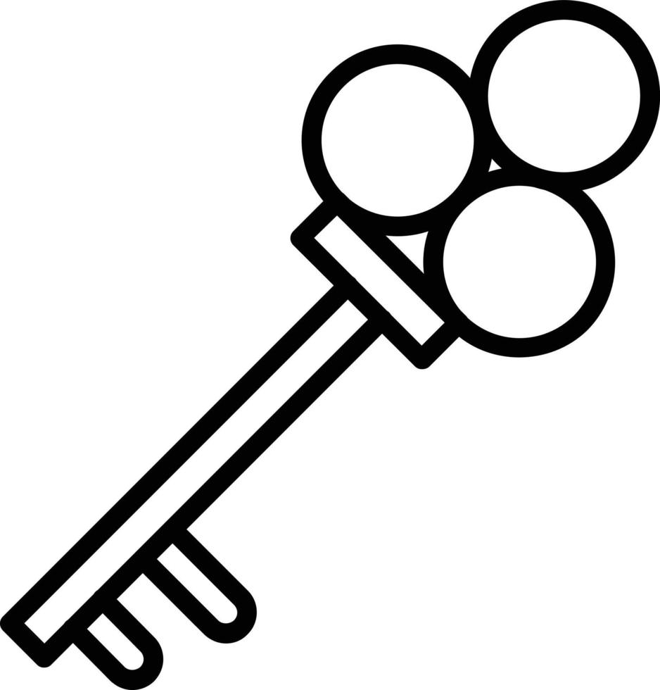 Key Vector Line Icon