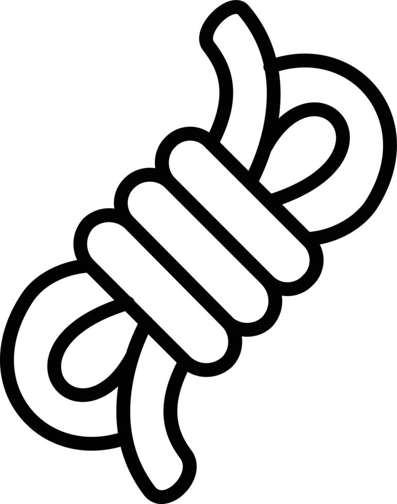 Rope Vector Line Icon
