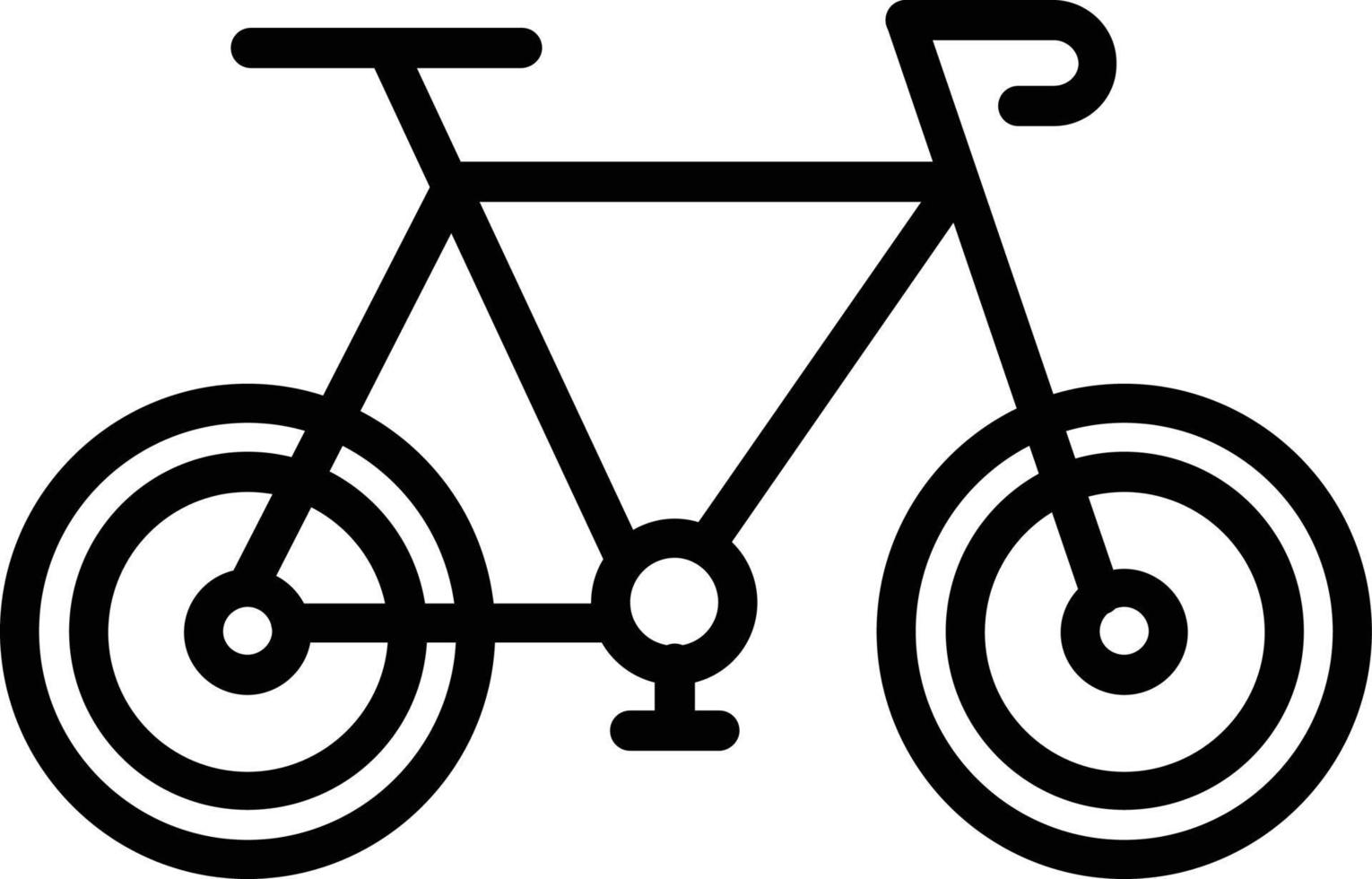 Bicycle Vector Line Icon