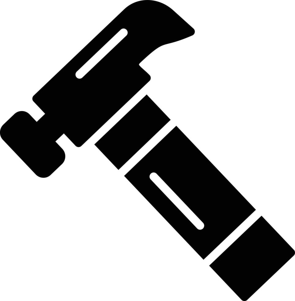 Hammer Glyph Vector Icon