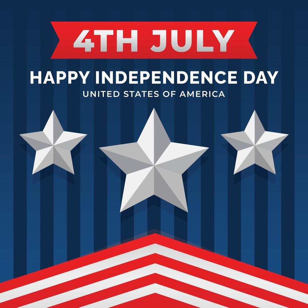 4 de julio día de la independencia de estados unidos, día de la independencia americana4 de julio vector