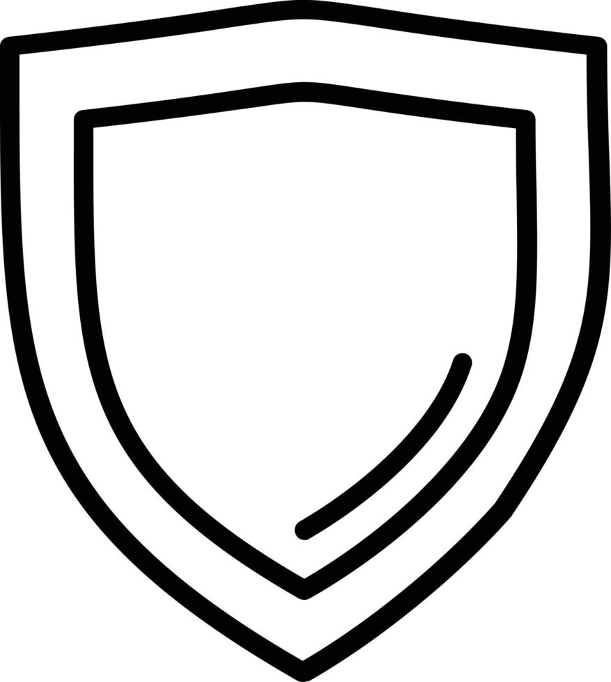 Shield Vector Line Icon 9286820 Vector Art at Vecteezy