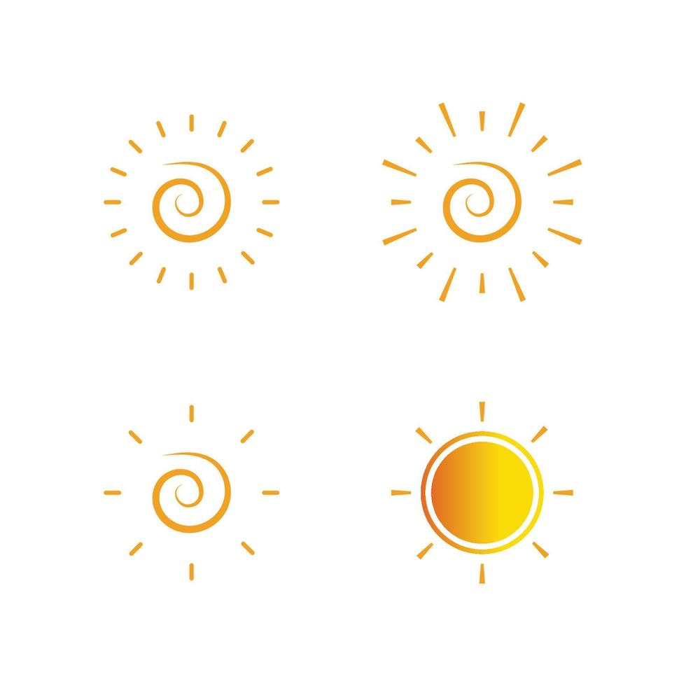 Sun Vector illustration Icon