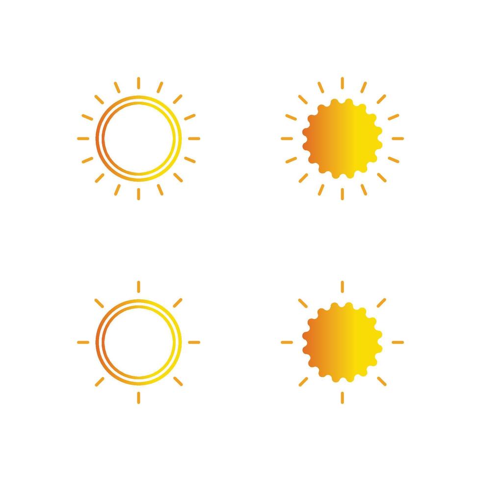 Sun Vector illustration Icon