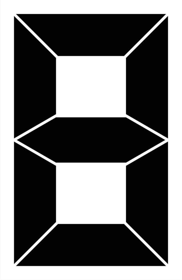Numbers from zero to nine vector