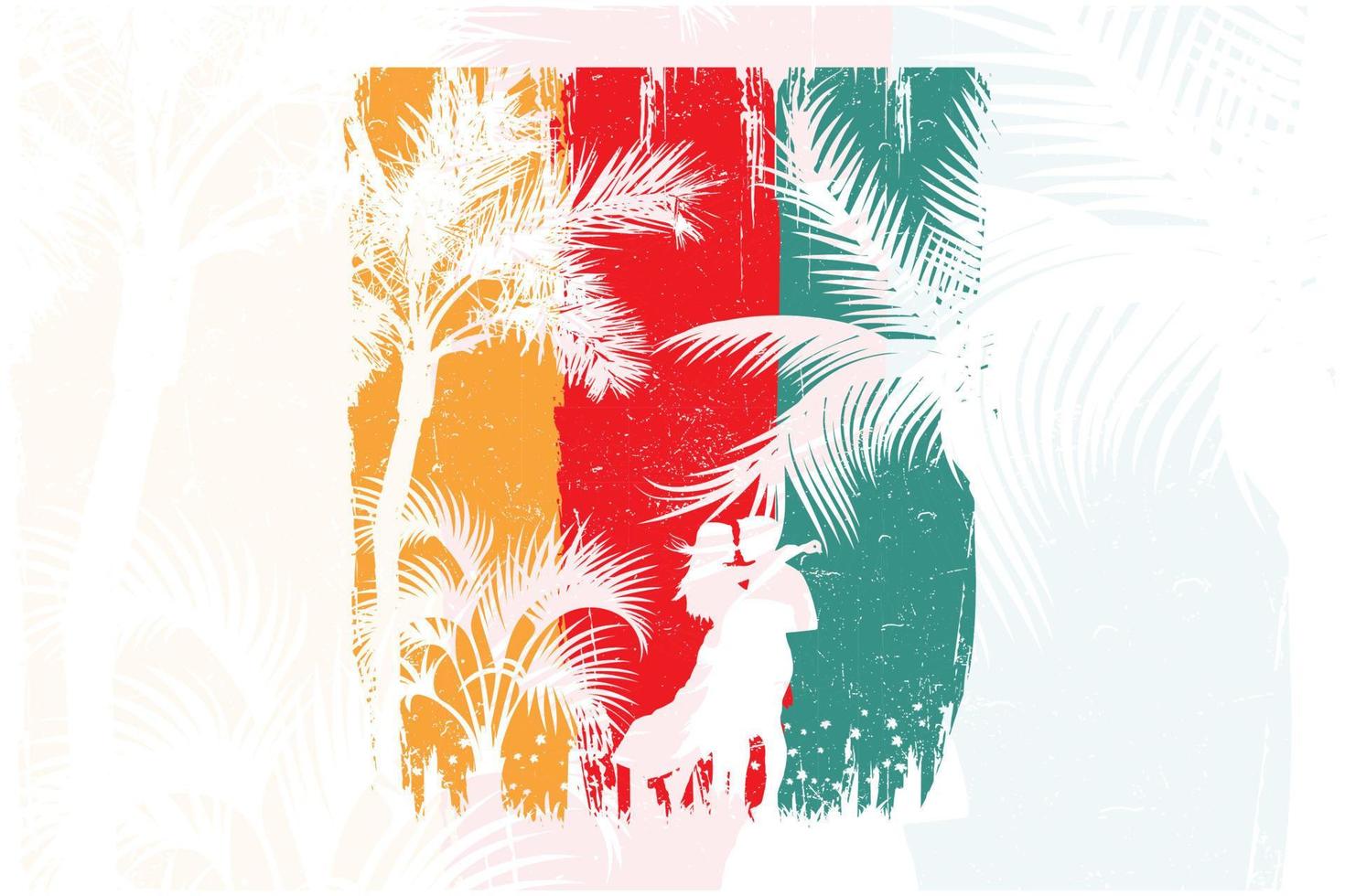 Couple in love summer t shirt design vector