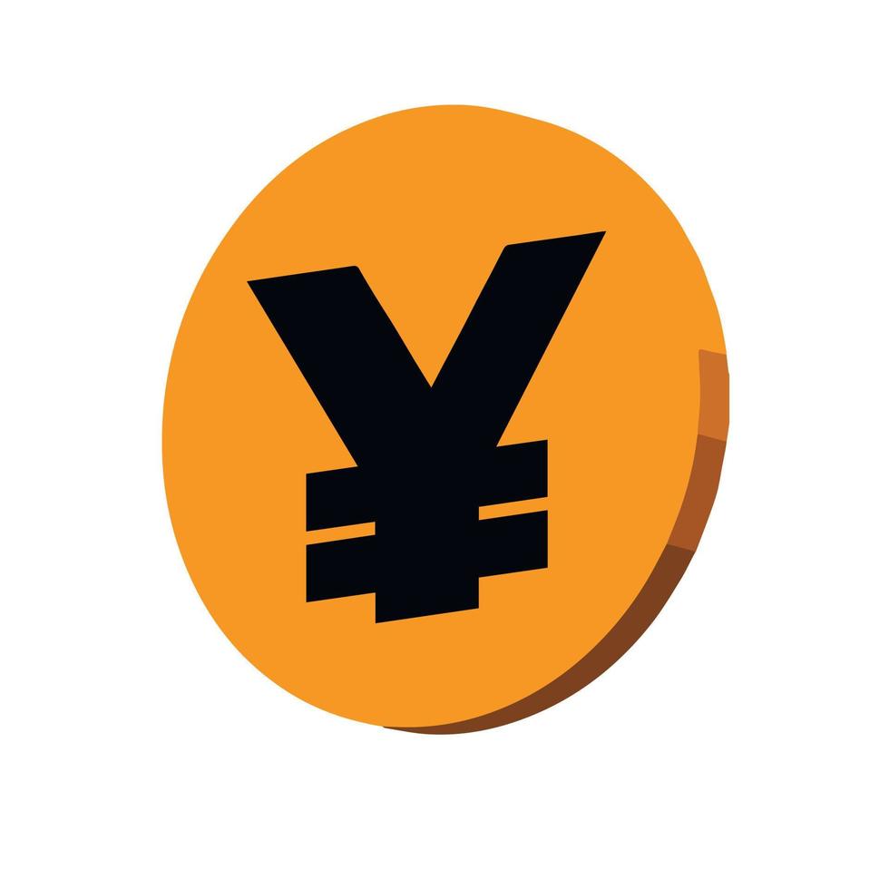 3d cryptocoin render. Vector illustration