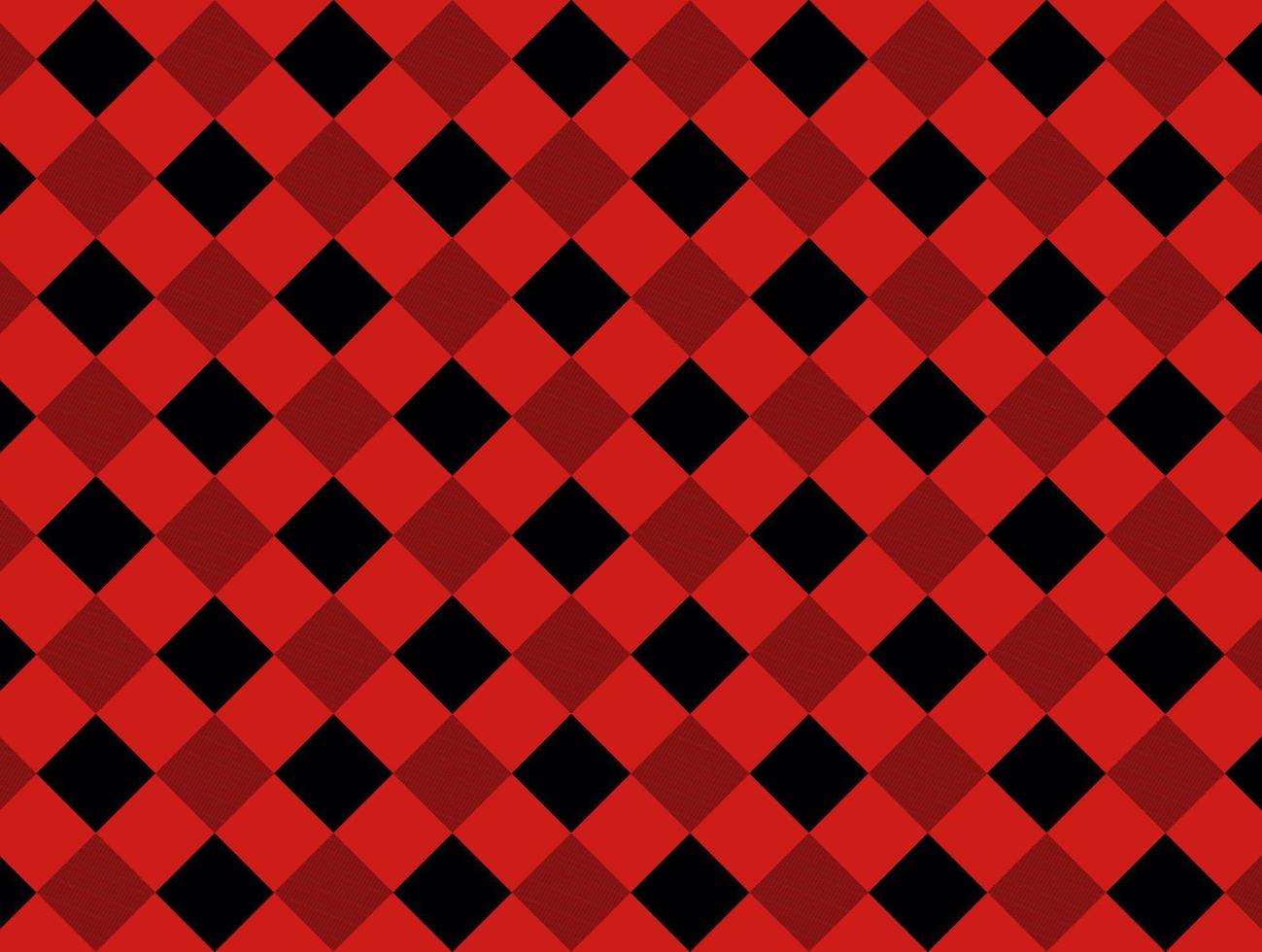 Vector plaid seamless pattern design red and black lumberjack buffalo
