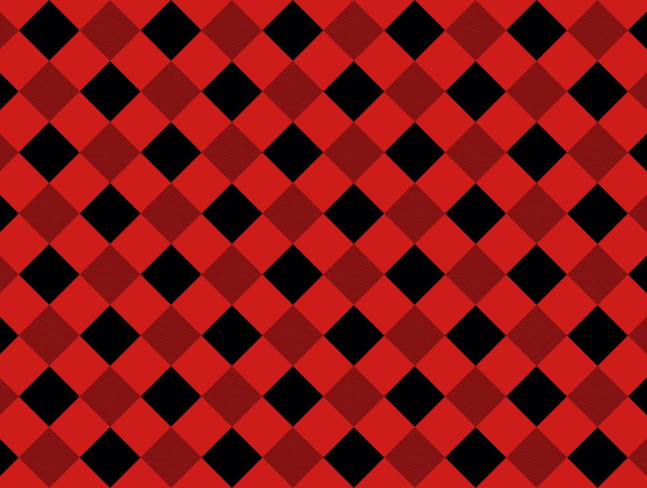 Vector plaid seamless pattern design red and black lumberjack buffalo