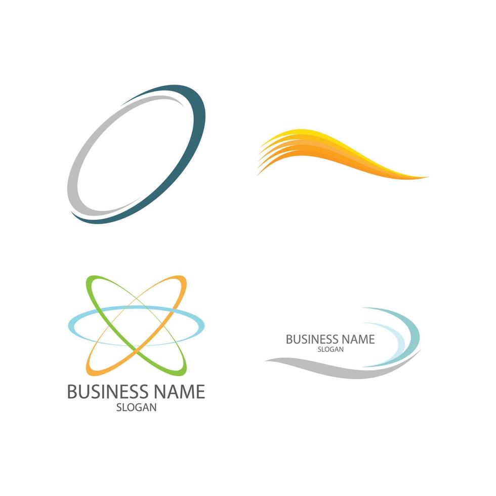 swoosh professional abstract vector