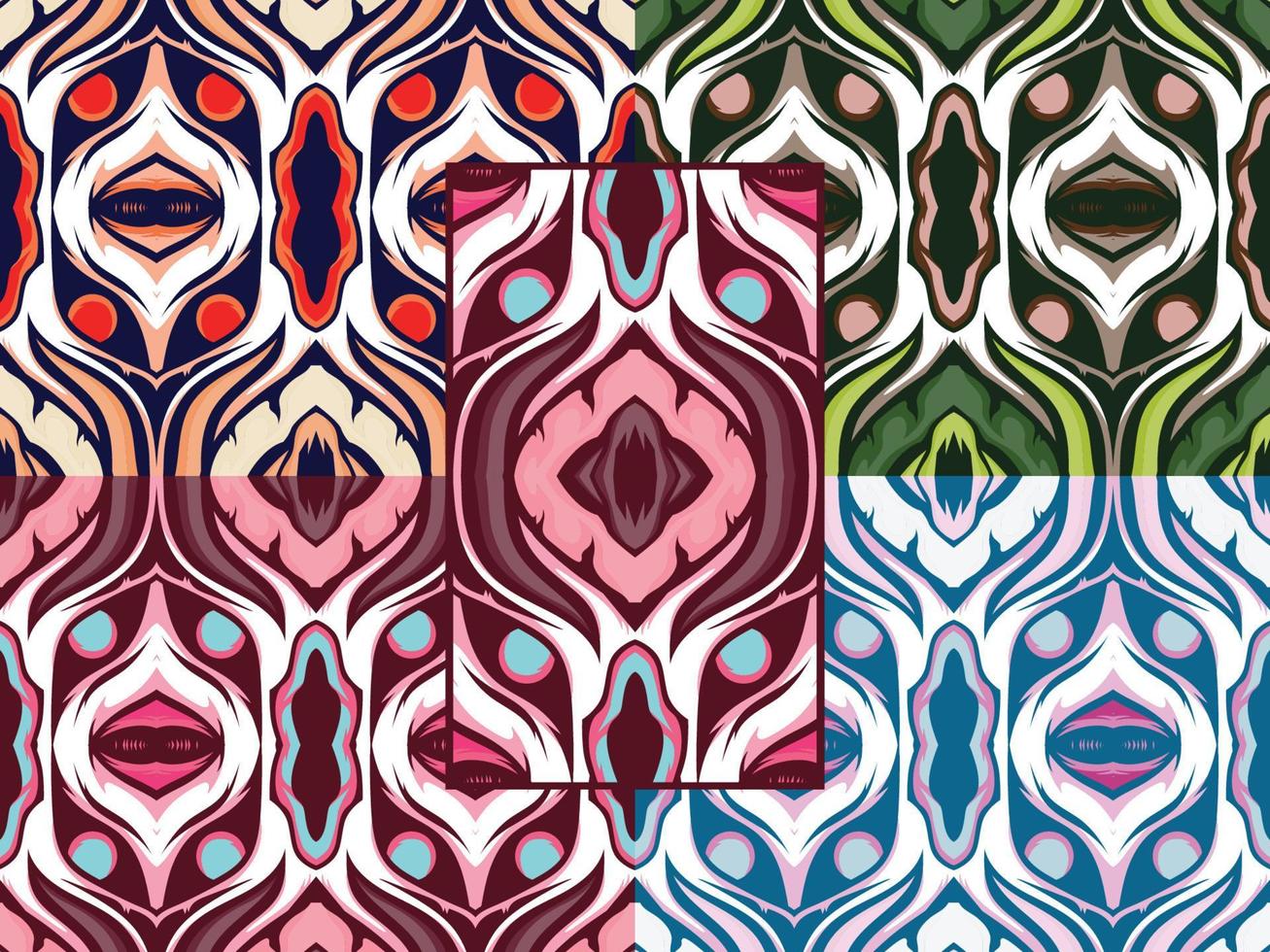 Ornamental Decorative Pattern Color Combination vector