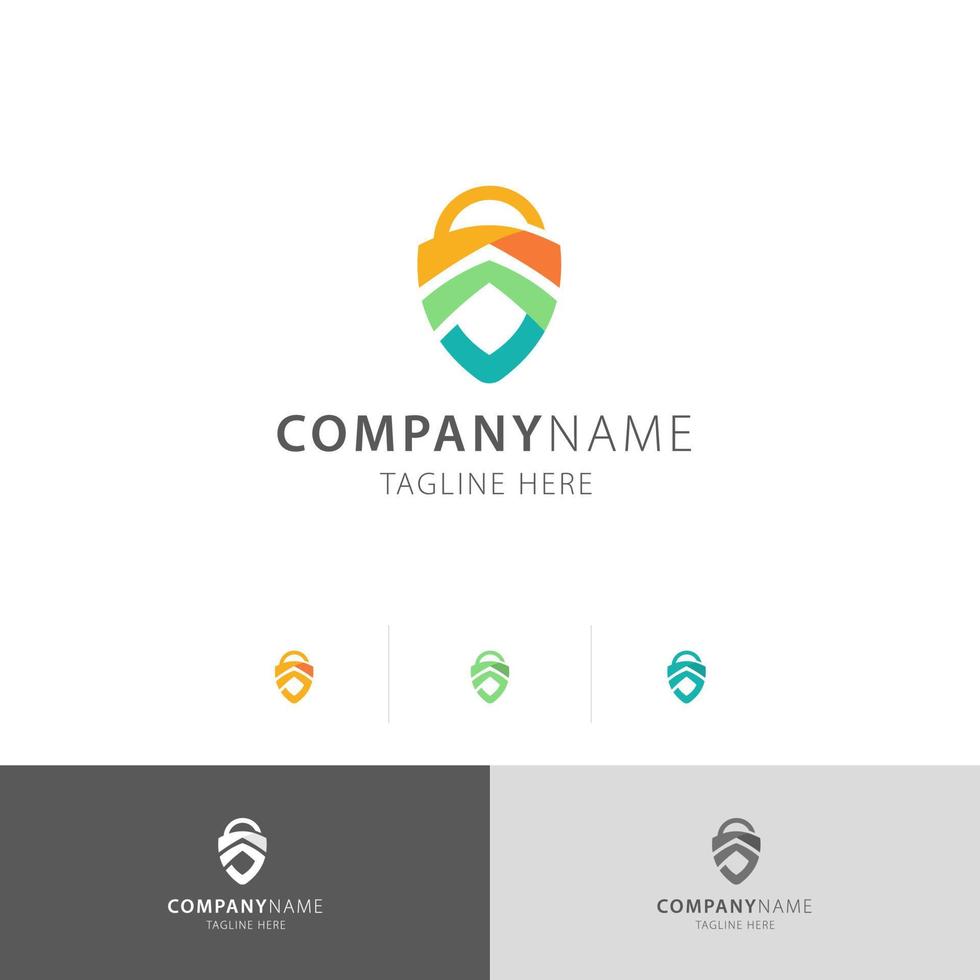 vector de logotipo premium seguro de letra s