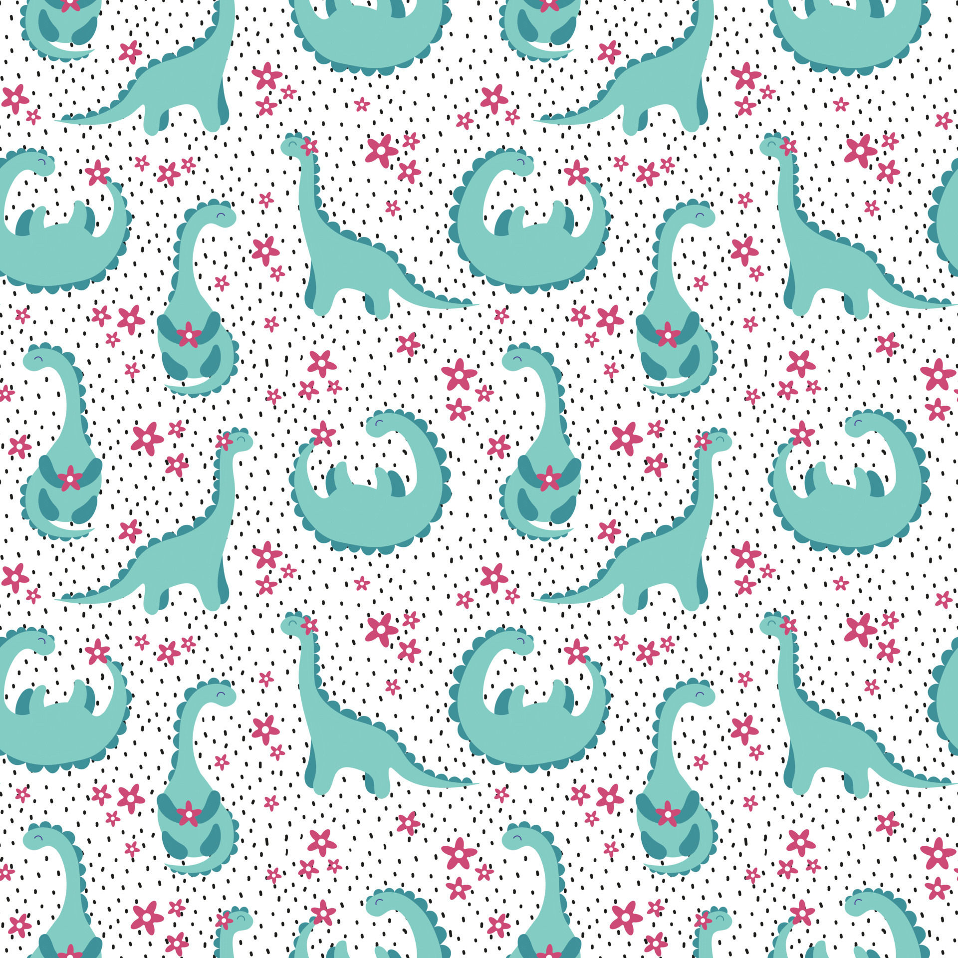 Dino background. Seamless pattern with dinosaurs, baby pattern. Cute vector  texture for kids bedding, fabric, wallpaper, wrapping paper, textile,  t-shirt print. Cartoon style, vector. 15643936 Vector Art at Vecteezy