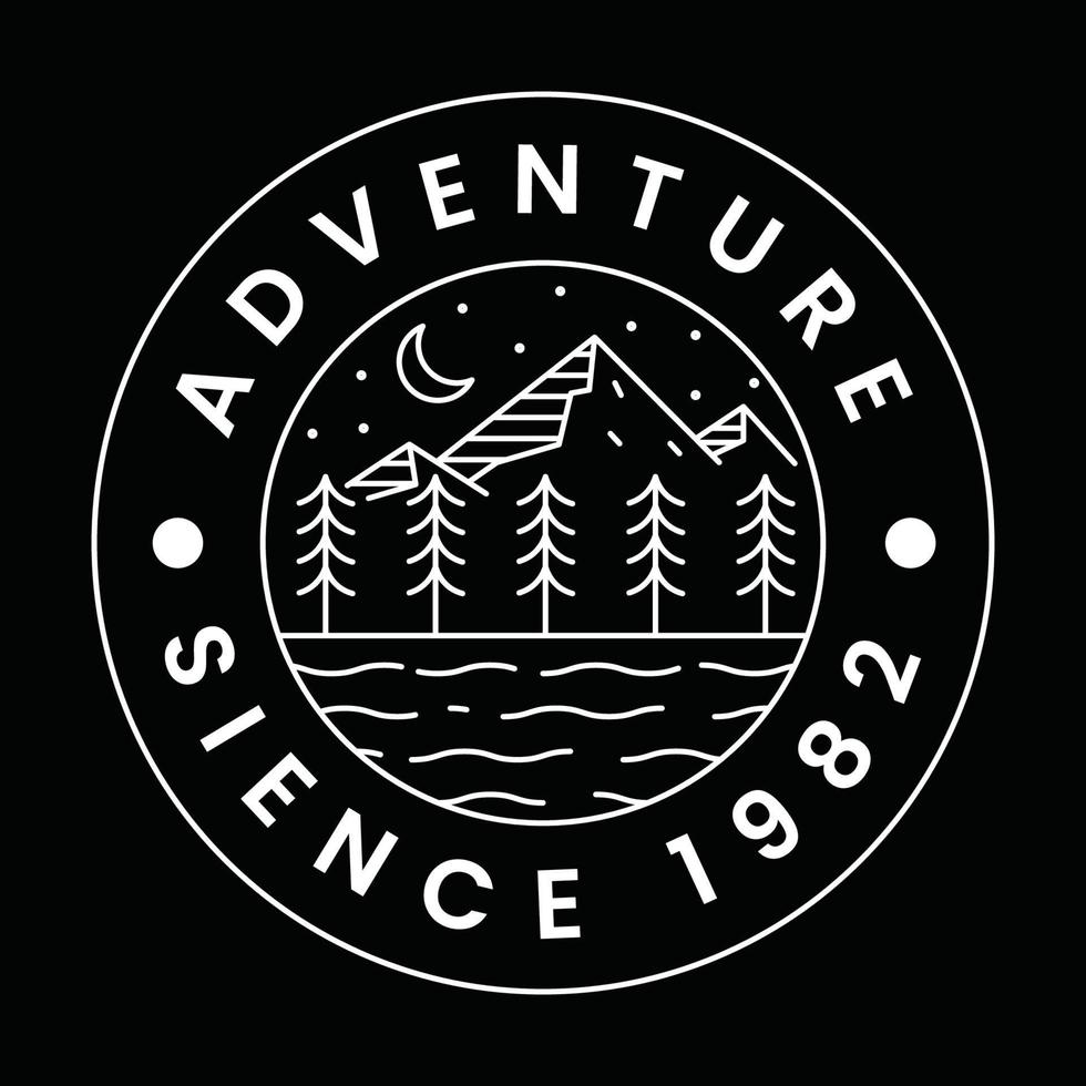 logo de aventura para tu marca vector