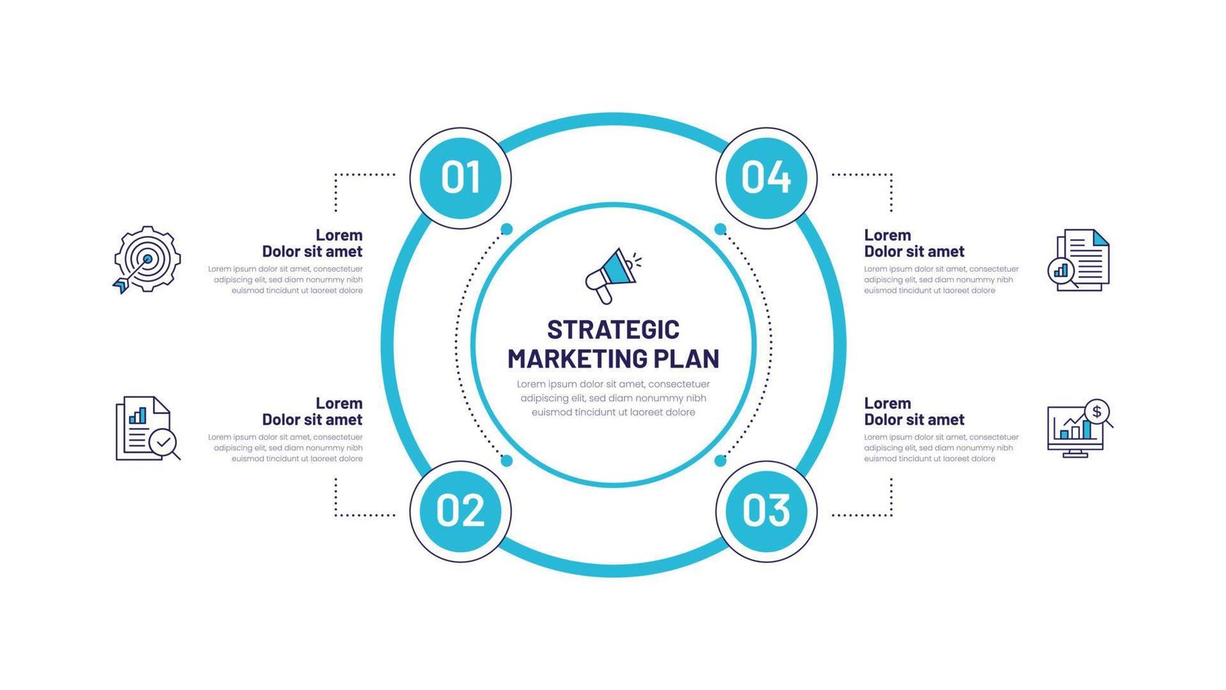 business steps Infographic template design vector