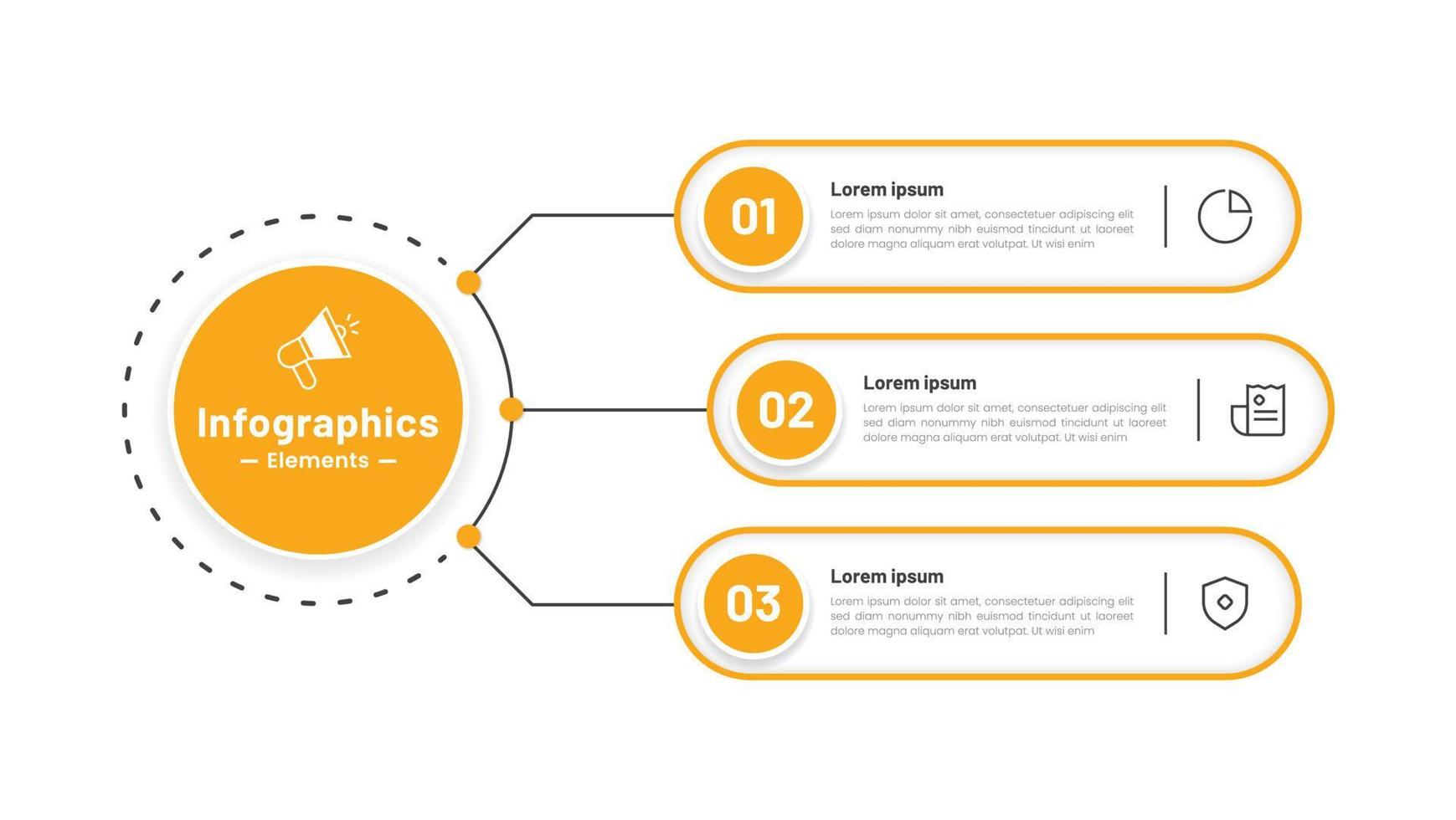 vector de diseño de plantilla de infografía de pasos de negocio
