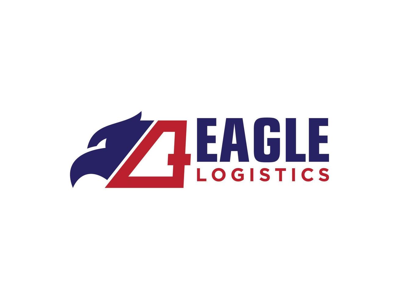 Letter Q Eagle Logo abstract design vector Falcon Hawk bird Logotype