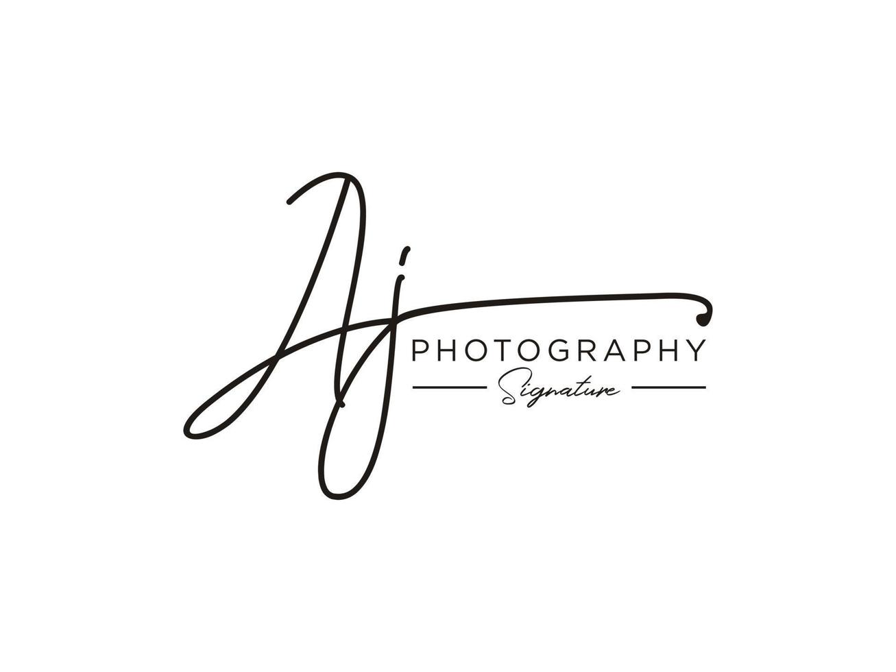 Letter AJ Signature Logo Template Vector 9288882 Vector Art at Vecteezy