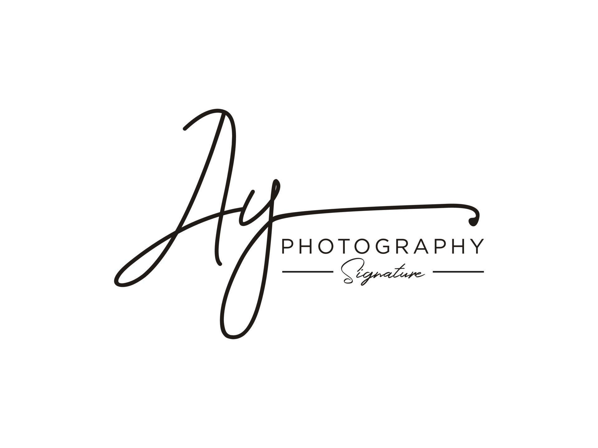 Letter AY Signature Logo Template Vector 9288891 Vector Art at Vecteezy