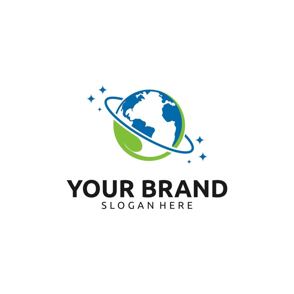 NATURE WORLD LOGO DESIGN vector