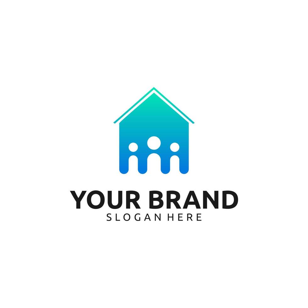 PEOPLE HOUSE LOGO DESIGN vector