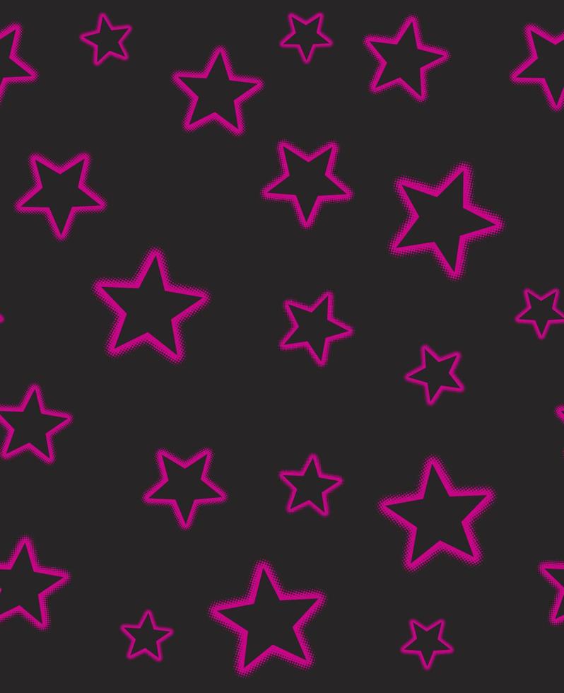 Stars repeat seamless patten print vector