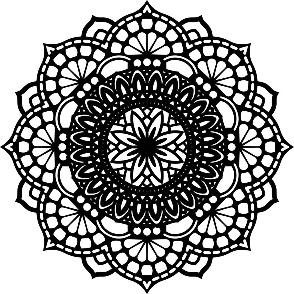 Mandala Print  Background vector