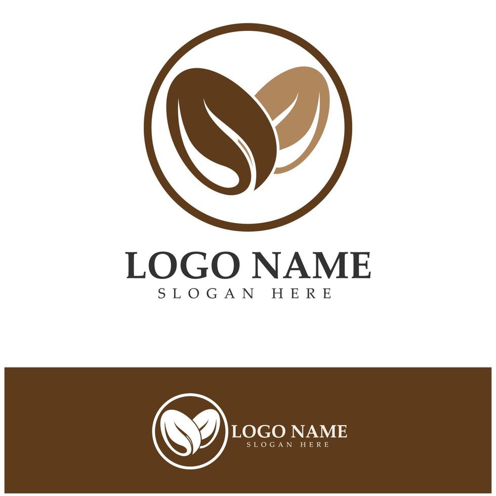 coffee bean icon vector