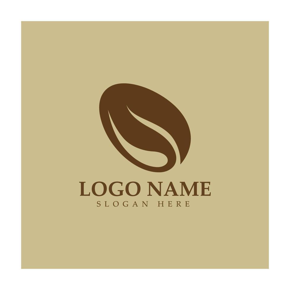 coffee bean icon vector